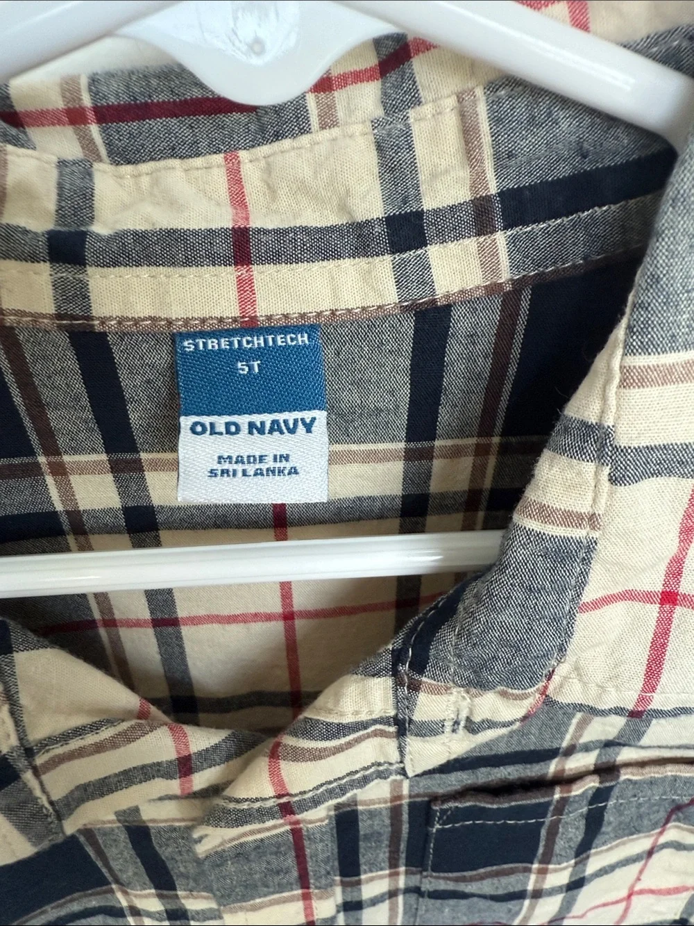 Old Navy soft plaid